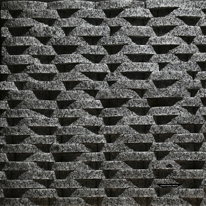 Фасадный камень Плетёнка — Гранит Покостовский в Липецке